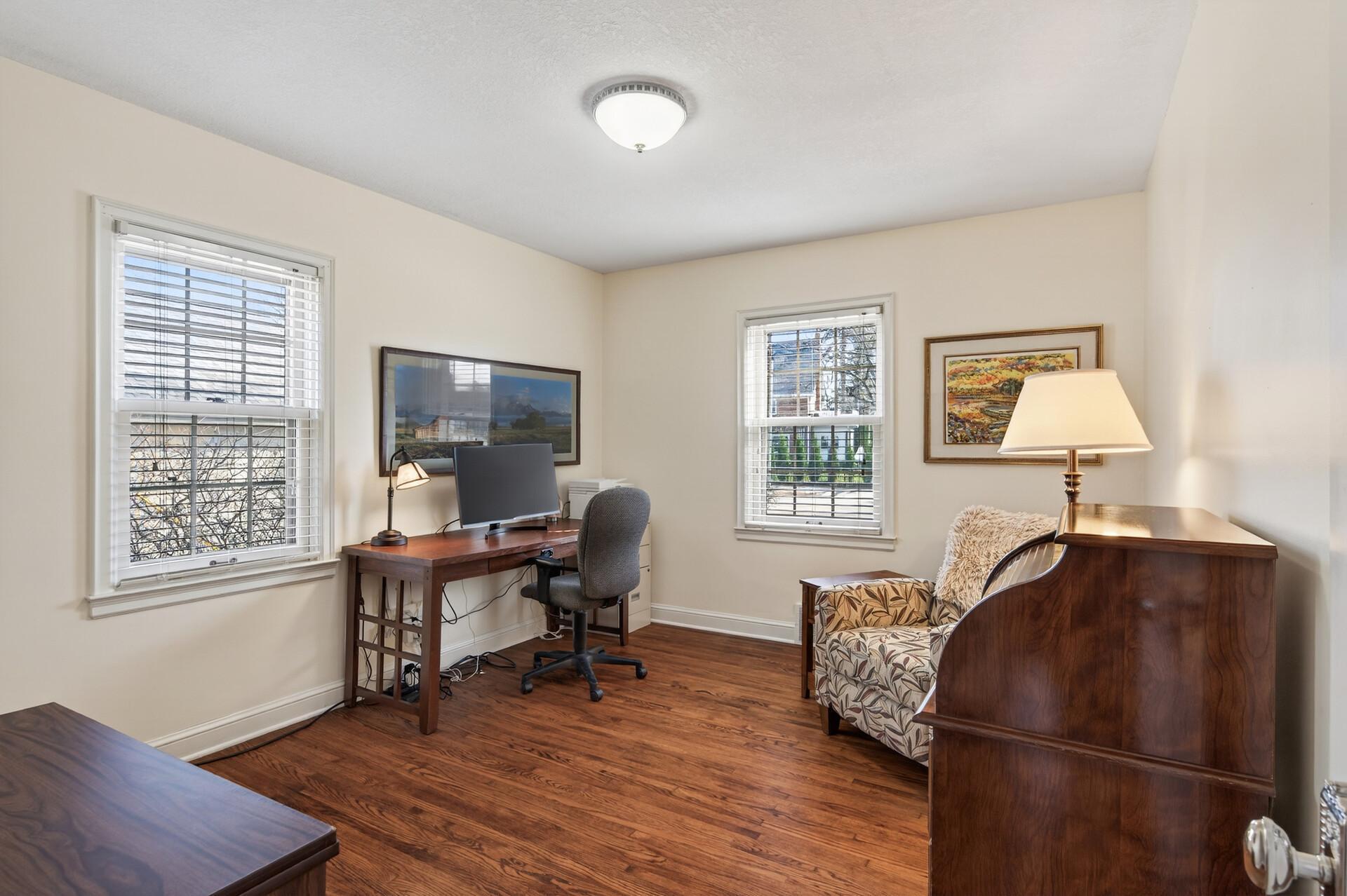 Main floor bedroom #2 (currently used as an office)