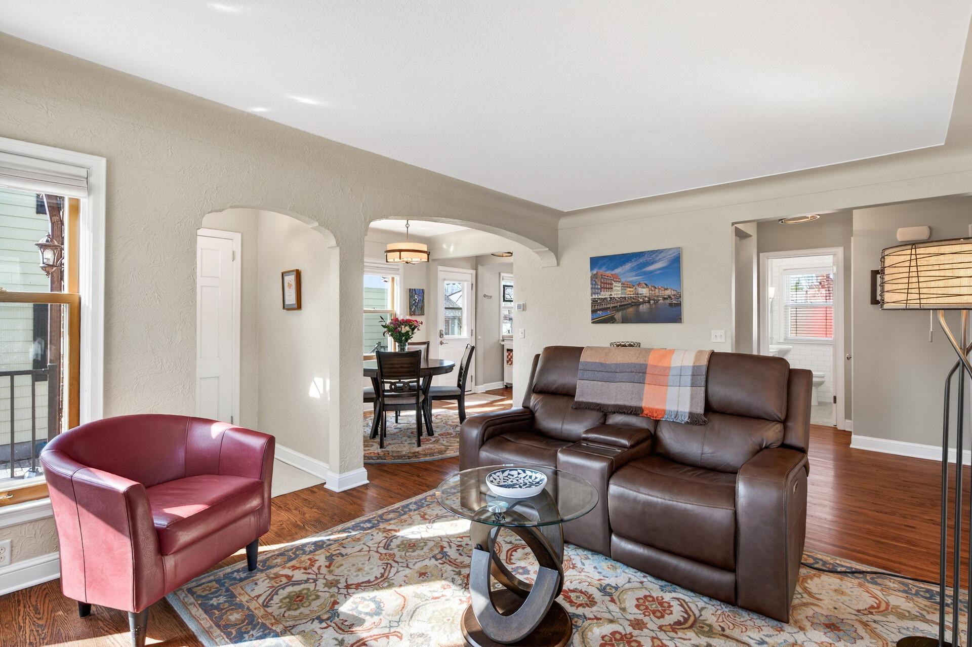 Easy to entertain with the dining room just off the living area