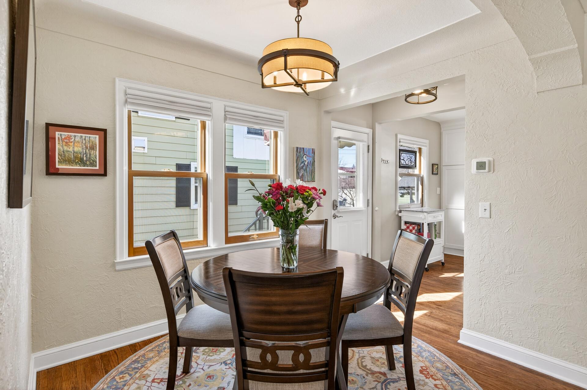 New window treatments throughout the home