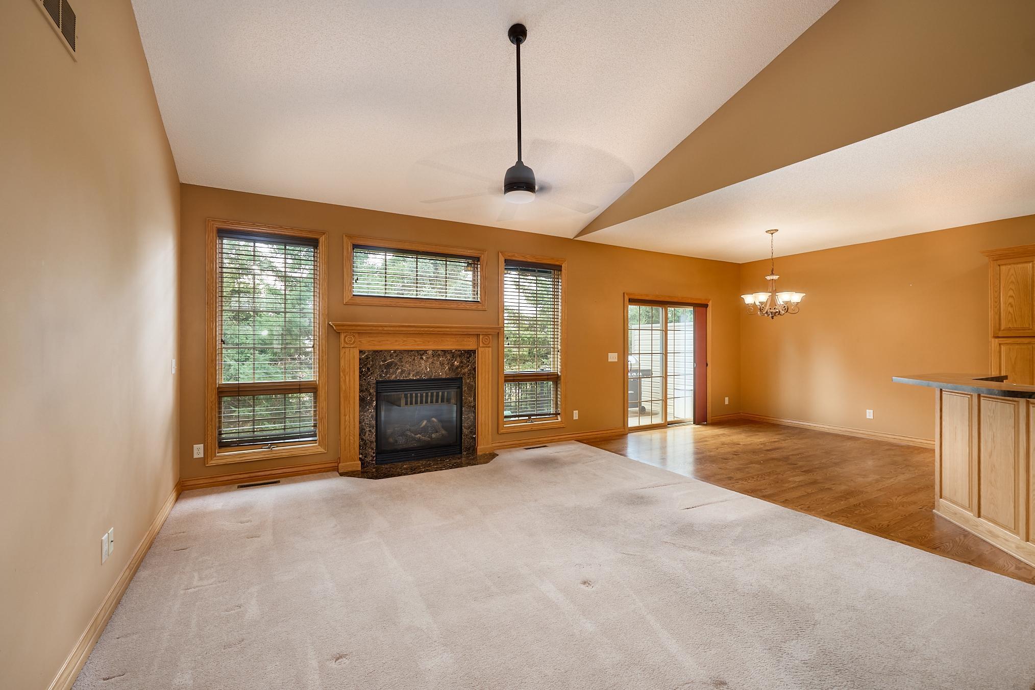 Open Concept Living Room/Dining Room/Kitchen