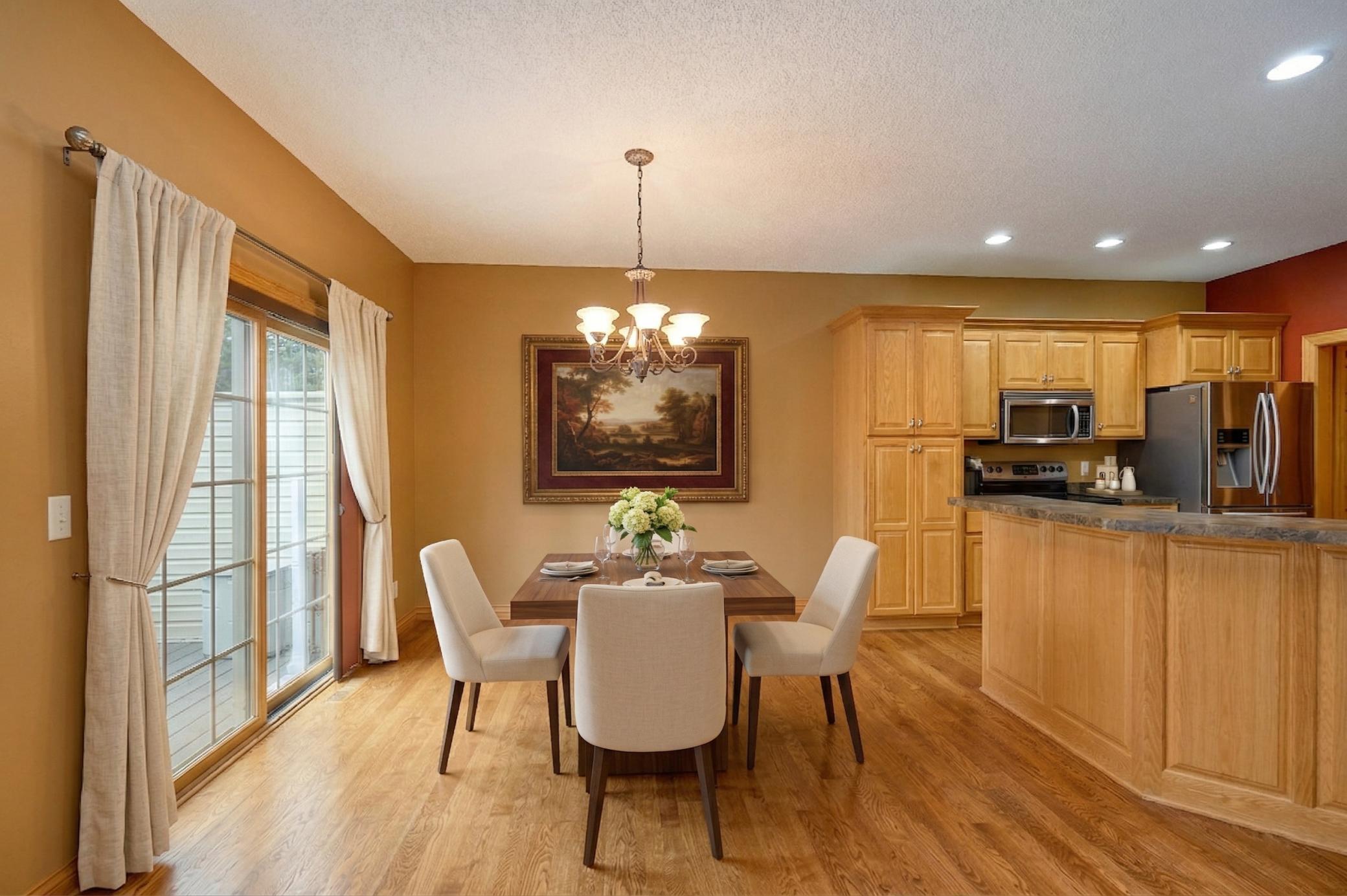 Informal Dining Room - Virtually Rendered