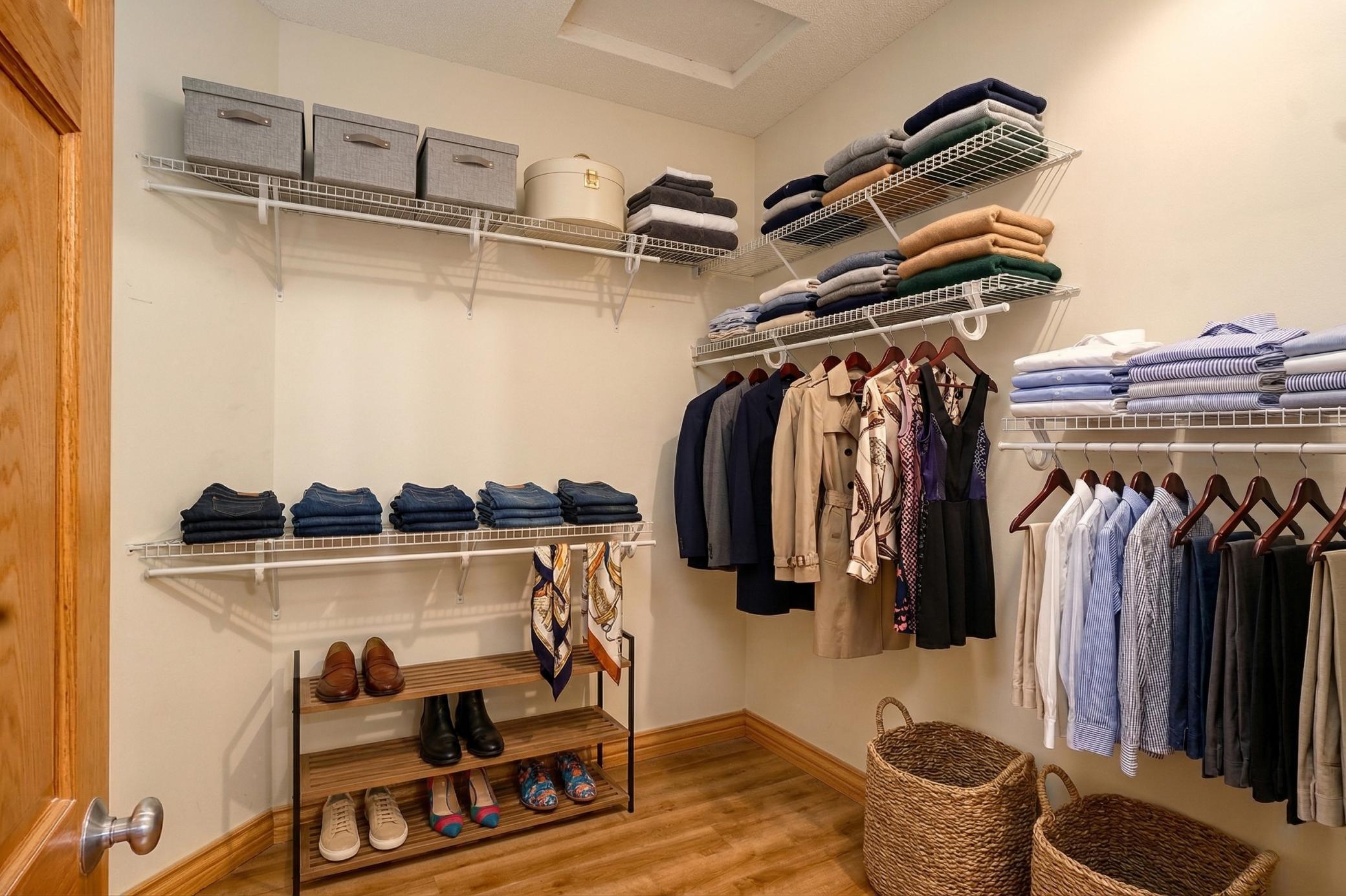 Owner's Suite Walk-In Closet - Virtually Rendered