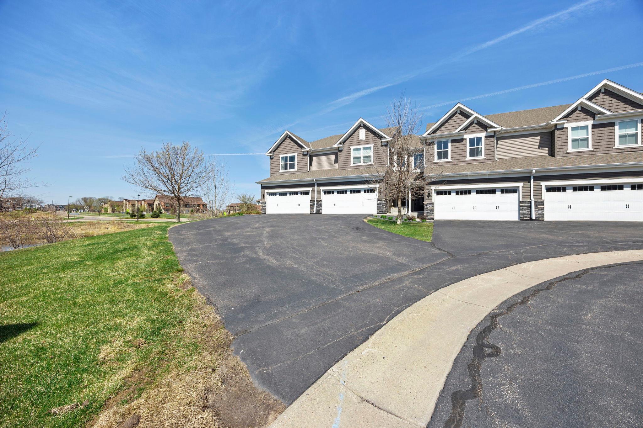 Notice the longer driveway!