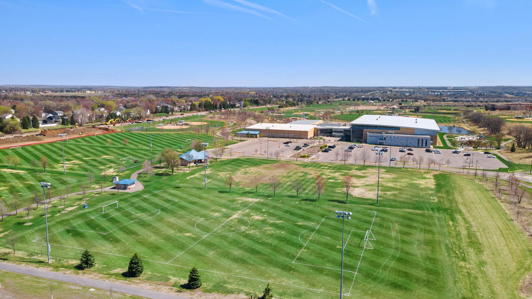 M Health Sports Center and Playing Fields Steps Away as Well!