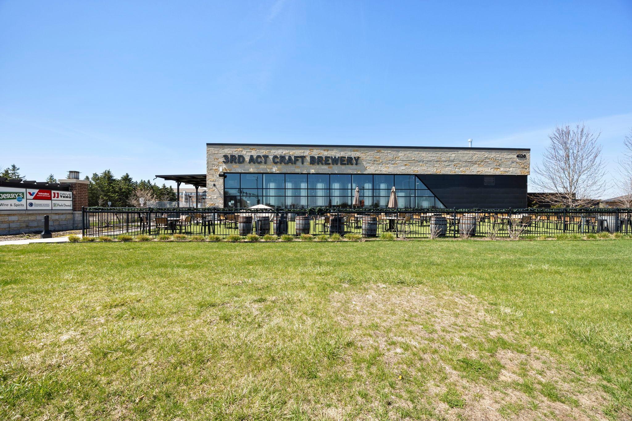 No need to drive or Uber to 3rd Act Brewery! It's in Walking Distance!