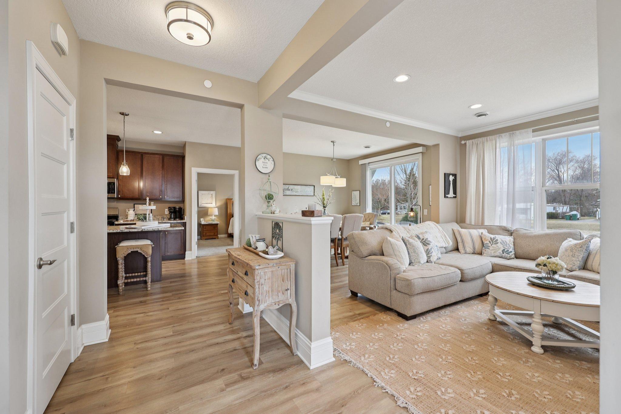 View from the front door