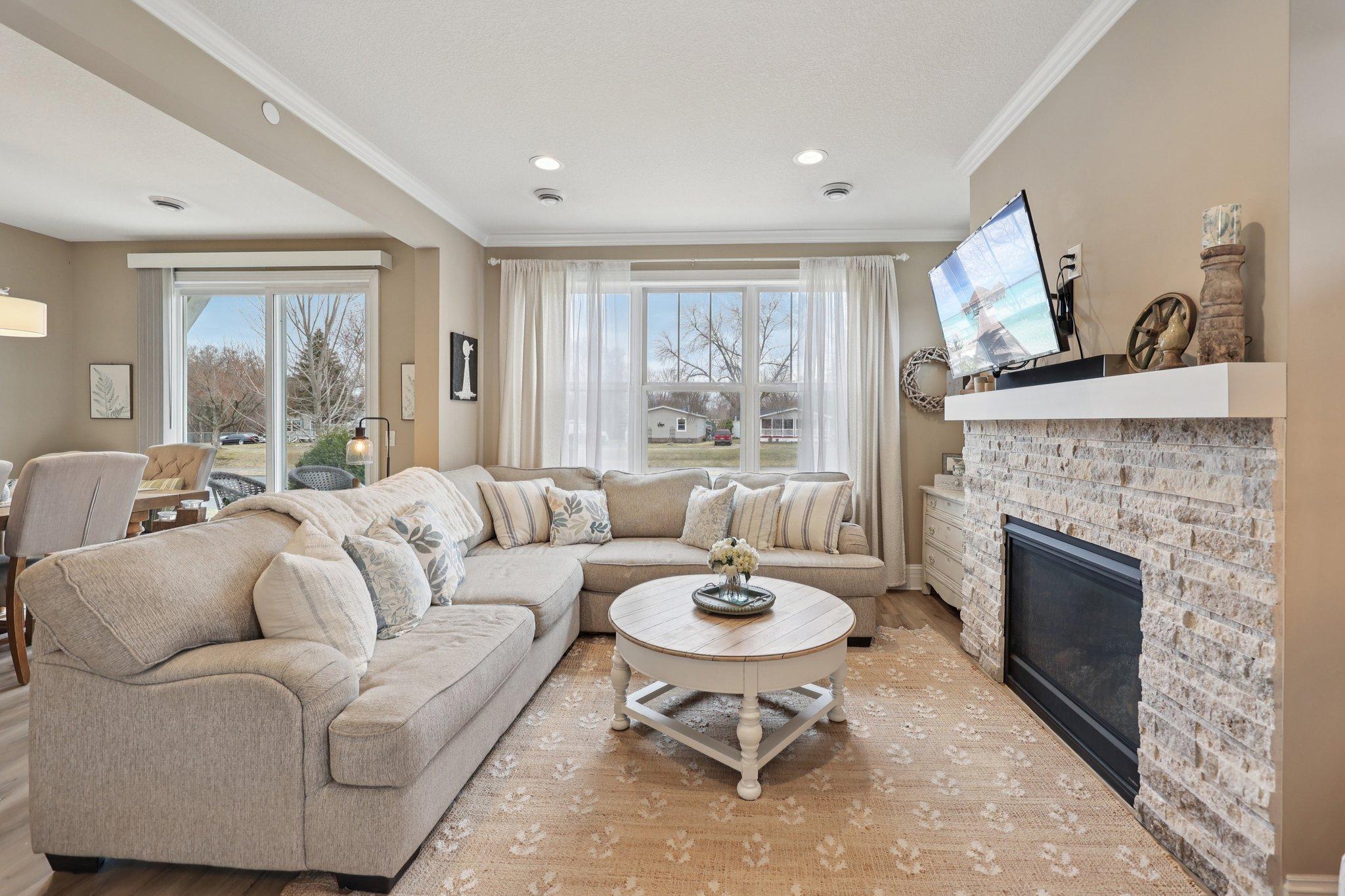 Living room from the foyer