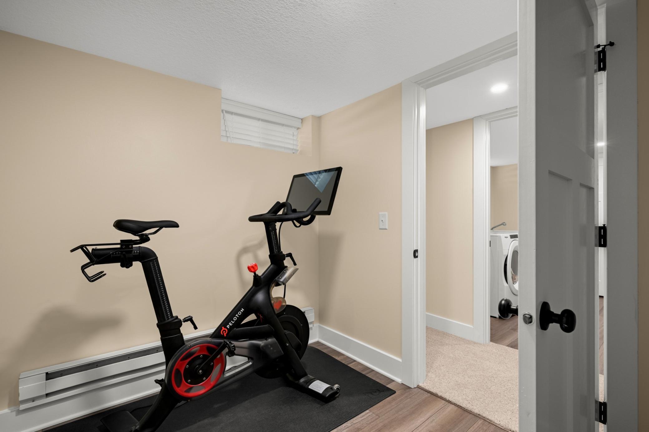 Fitness room.