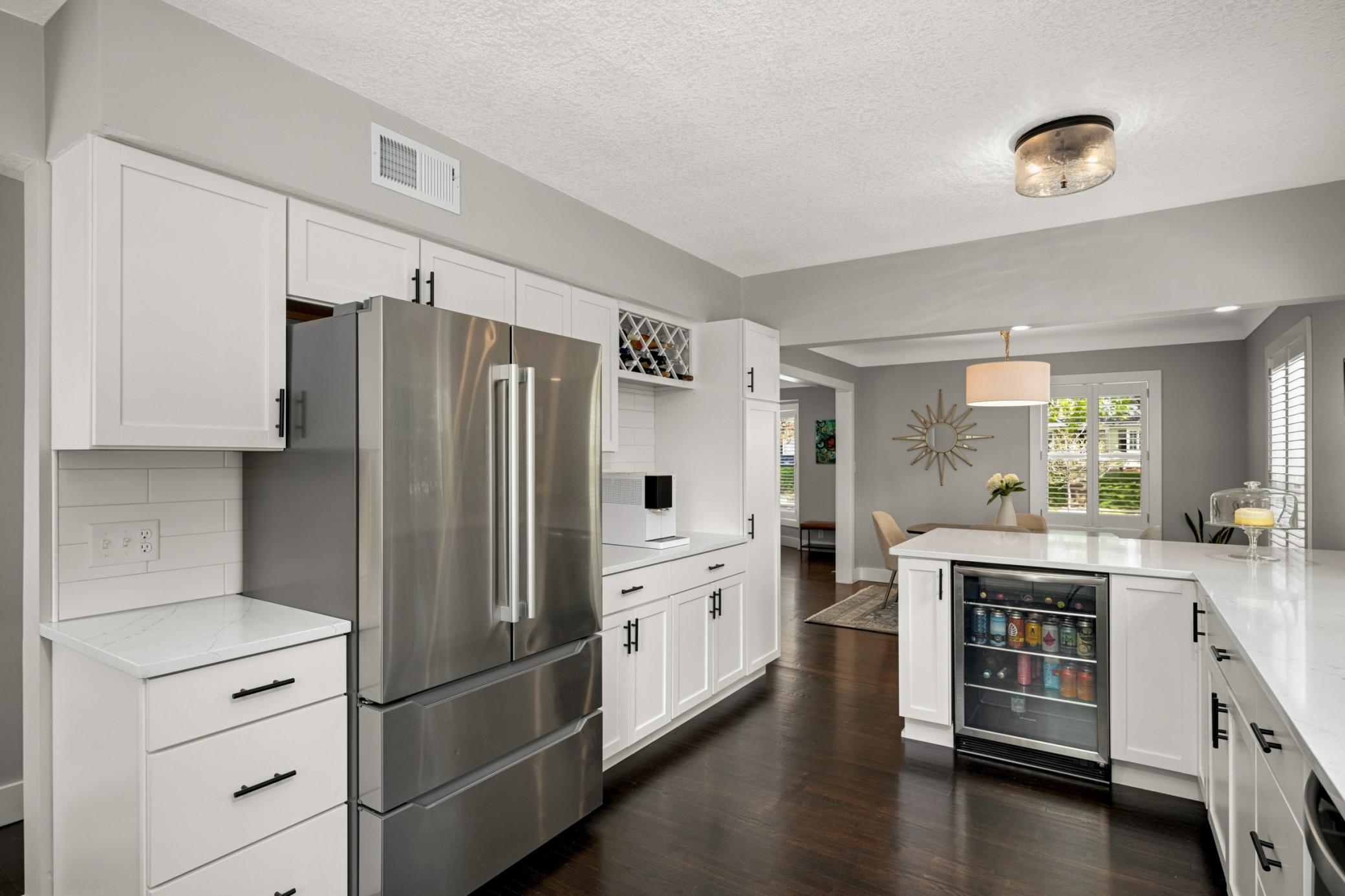 Plenty of counter space.