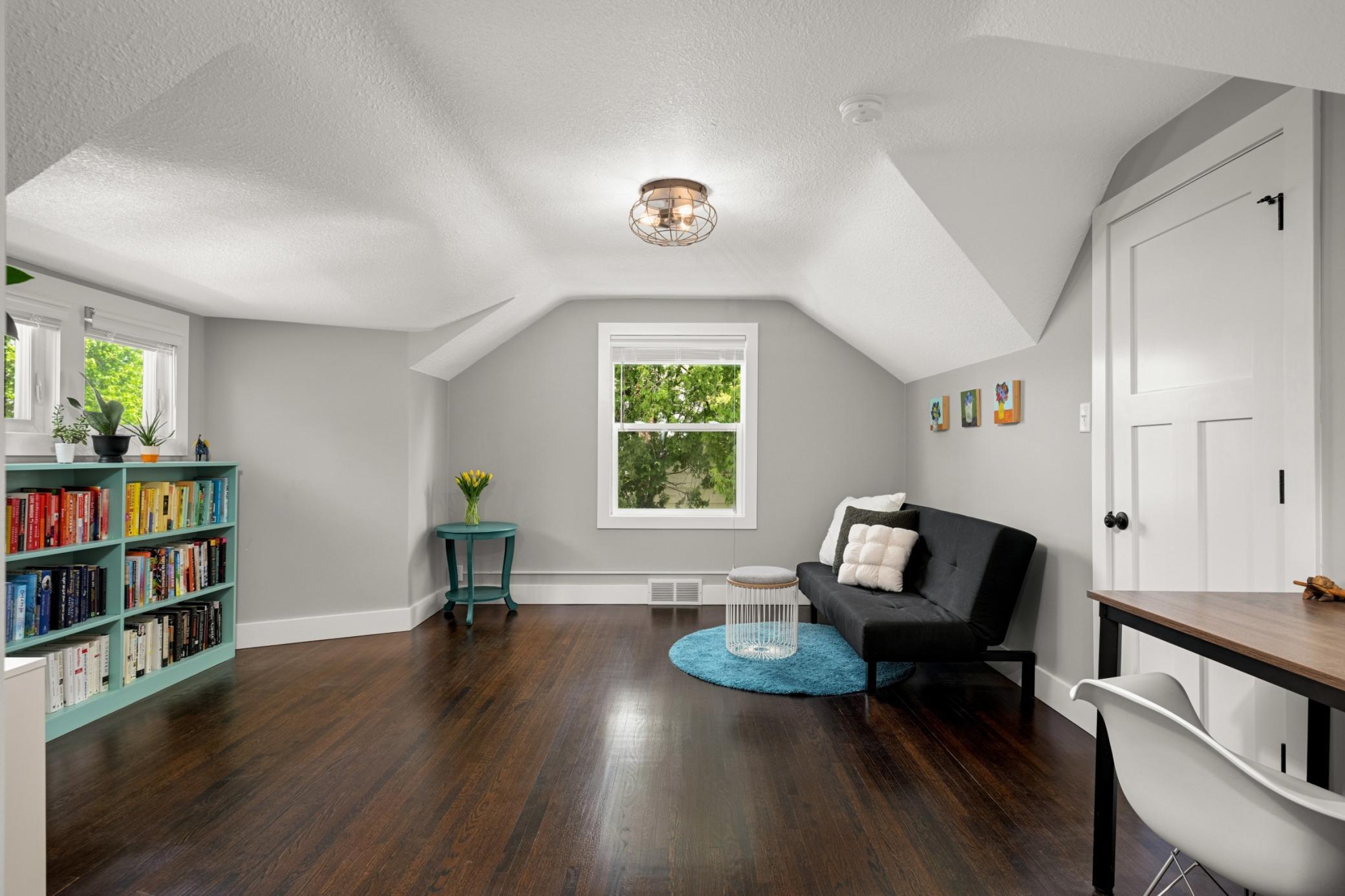 Plenty of room for relaxing or working.