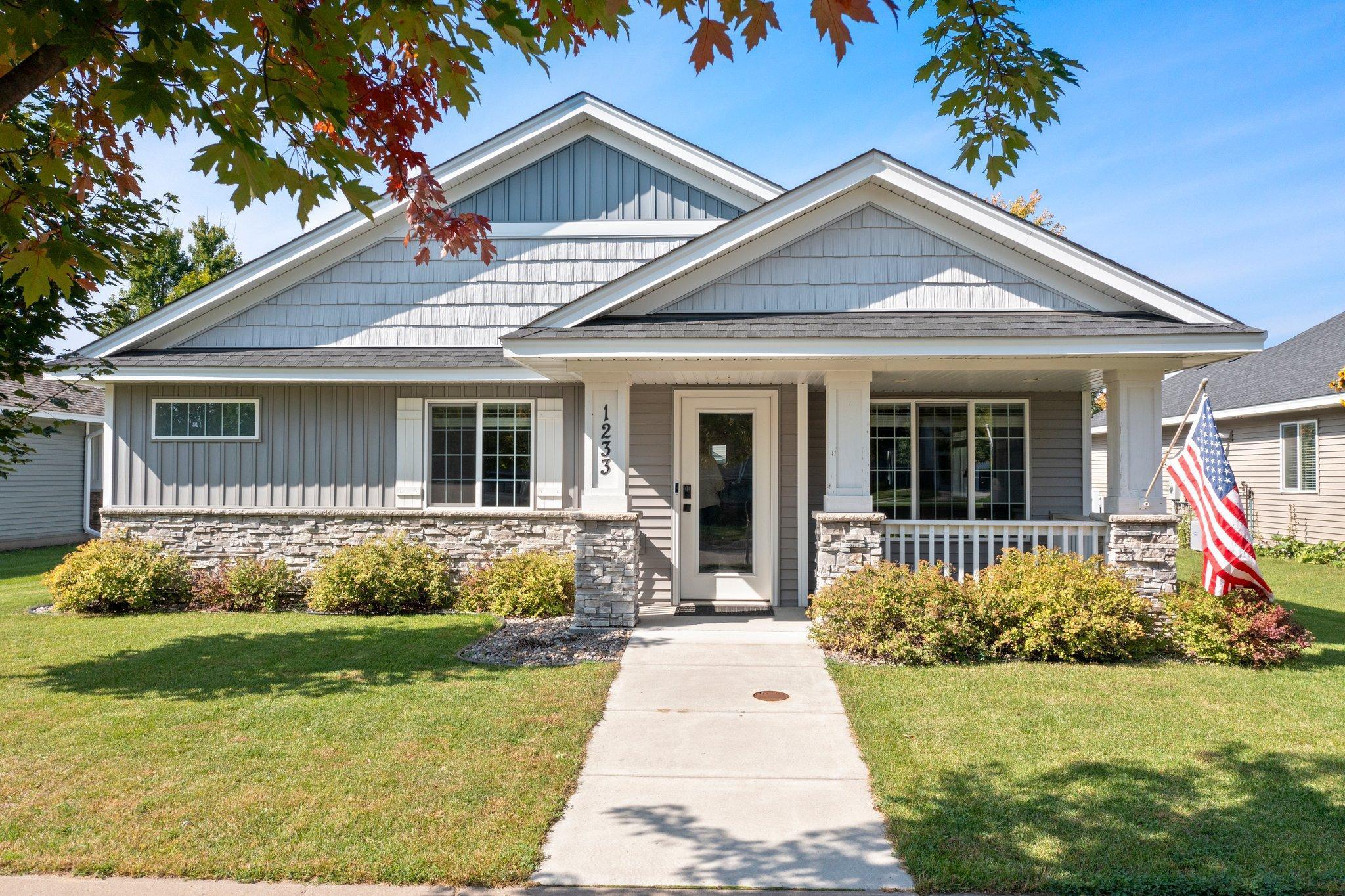 This beautiful home has all the upgrades you are looking for along with a great front covered porch.