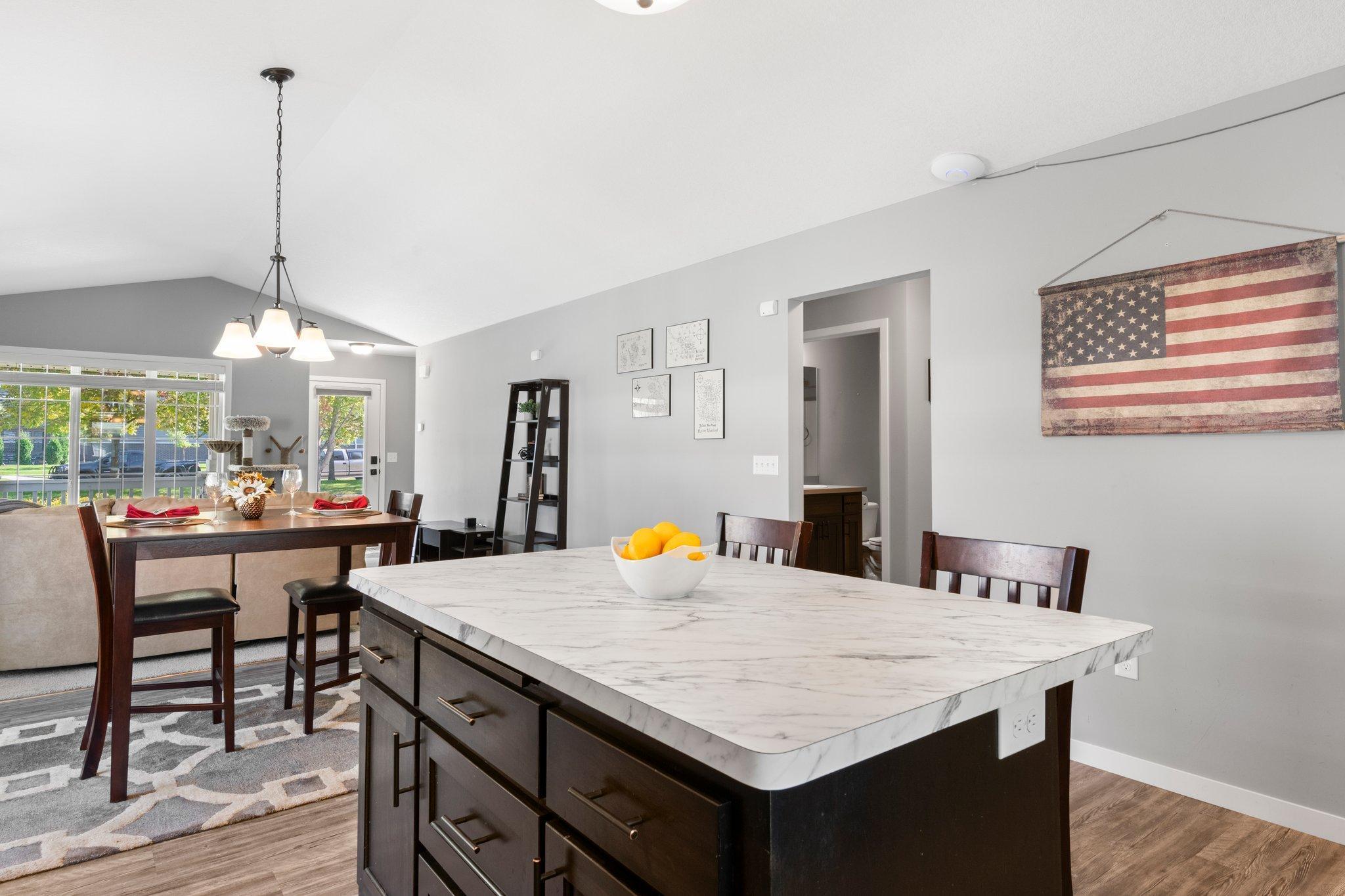 View from the kitchen.