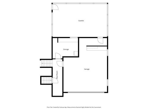 Garage level floorplan