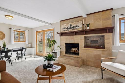 Newly update fireplace