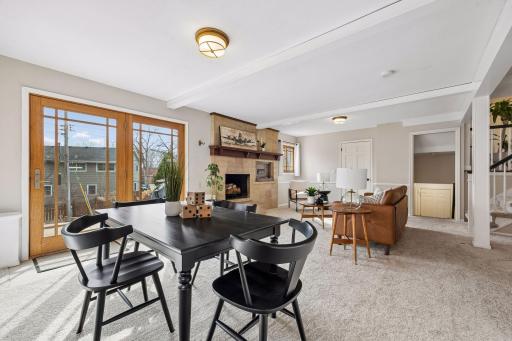 An open staircase keeps this level connected to the main floor, and lower level enhancing the home’s overall flow and functionality