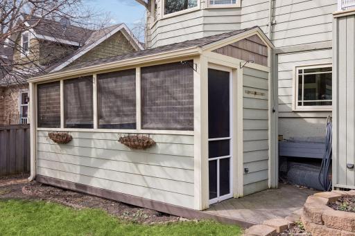 The gazebo opens to the backyard plus has a private entry from the garage if you prefer winter hot tubbing without going through the snow