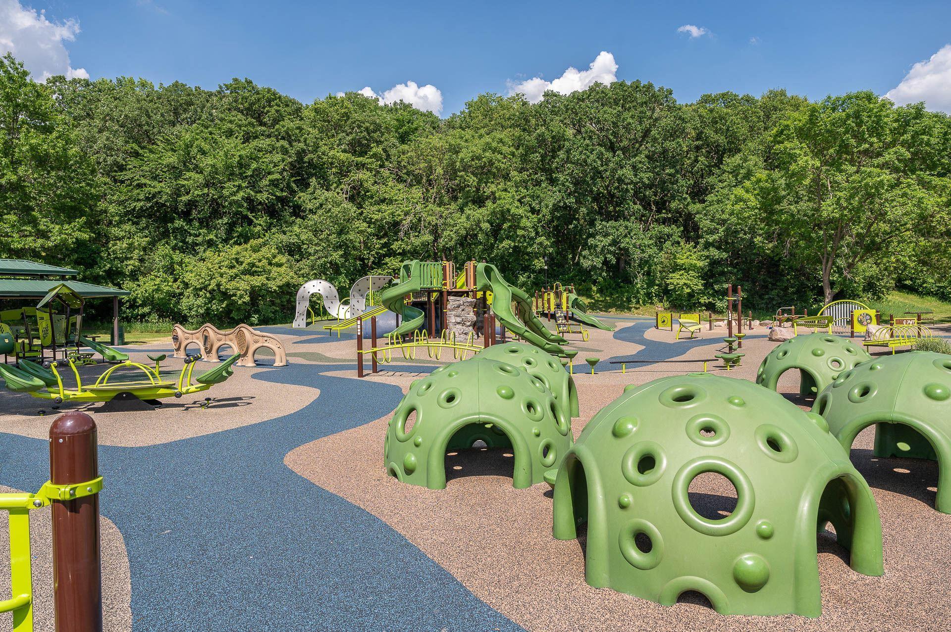 Kids can develop fine-motor skills while having fun at Woodridge Park!