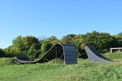 Show off your bike skills at the Cottage Grove Bike Park! A 2.4 acre family-friendly bike park with dirt trails and jumps, a mountain cross-track, and a pump track.