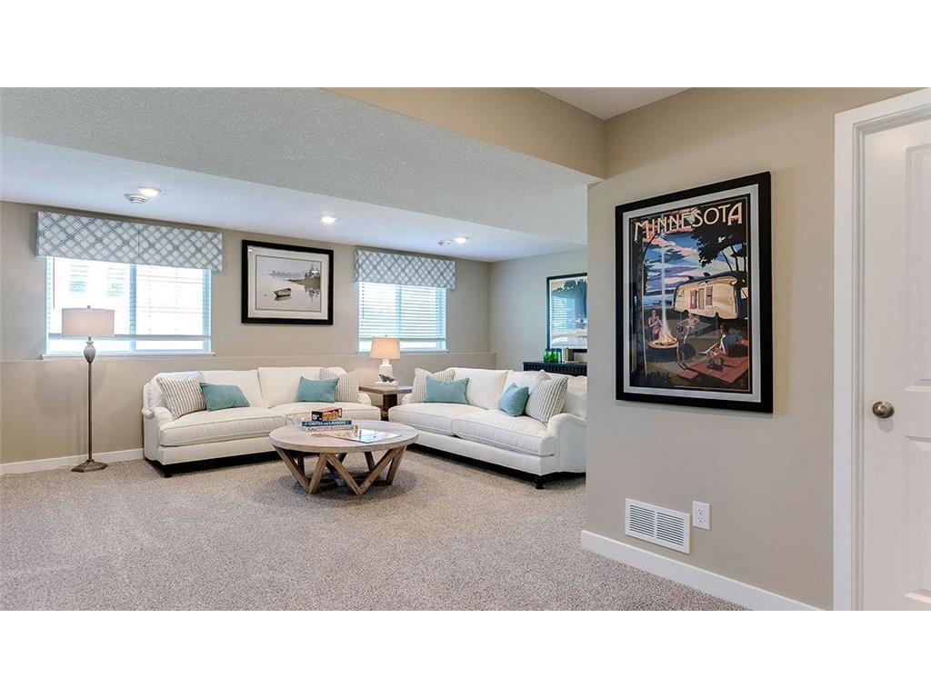 The Bryant includes a finished Lookout or Walkout basement