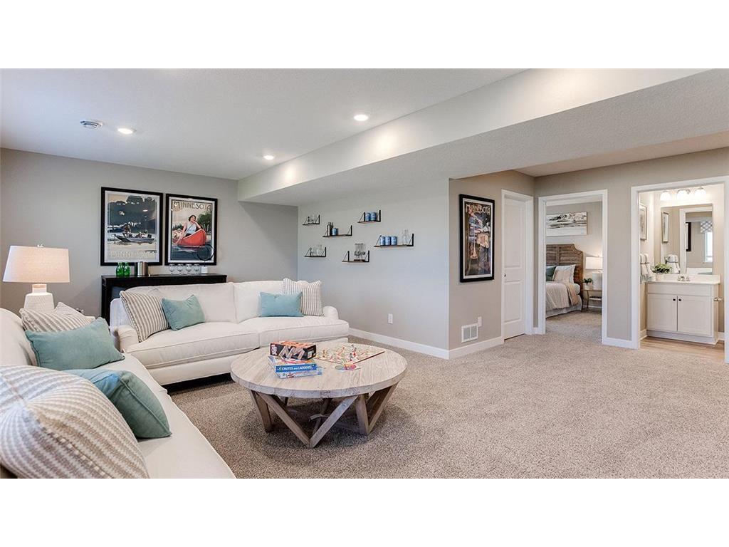 In the basement you will find a family room, large bedroom with a walk-in closet and full bathroom