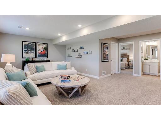 In the basement you will find a family room, large bedroom with a walk-in closet and full bathroom