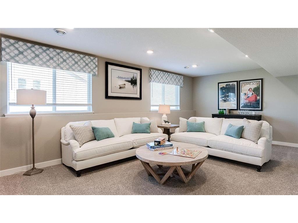 The finished basement provides another space to entertain or relax!