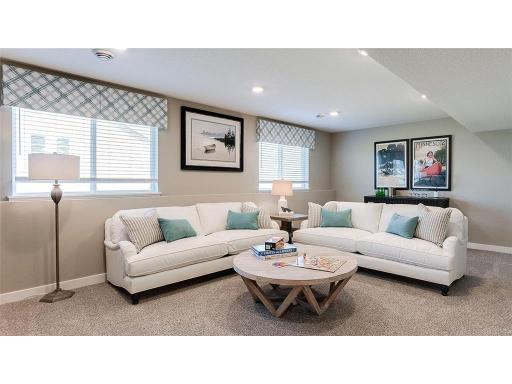 The finished basement provides another space to entertain or relax!