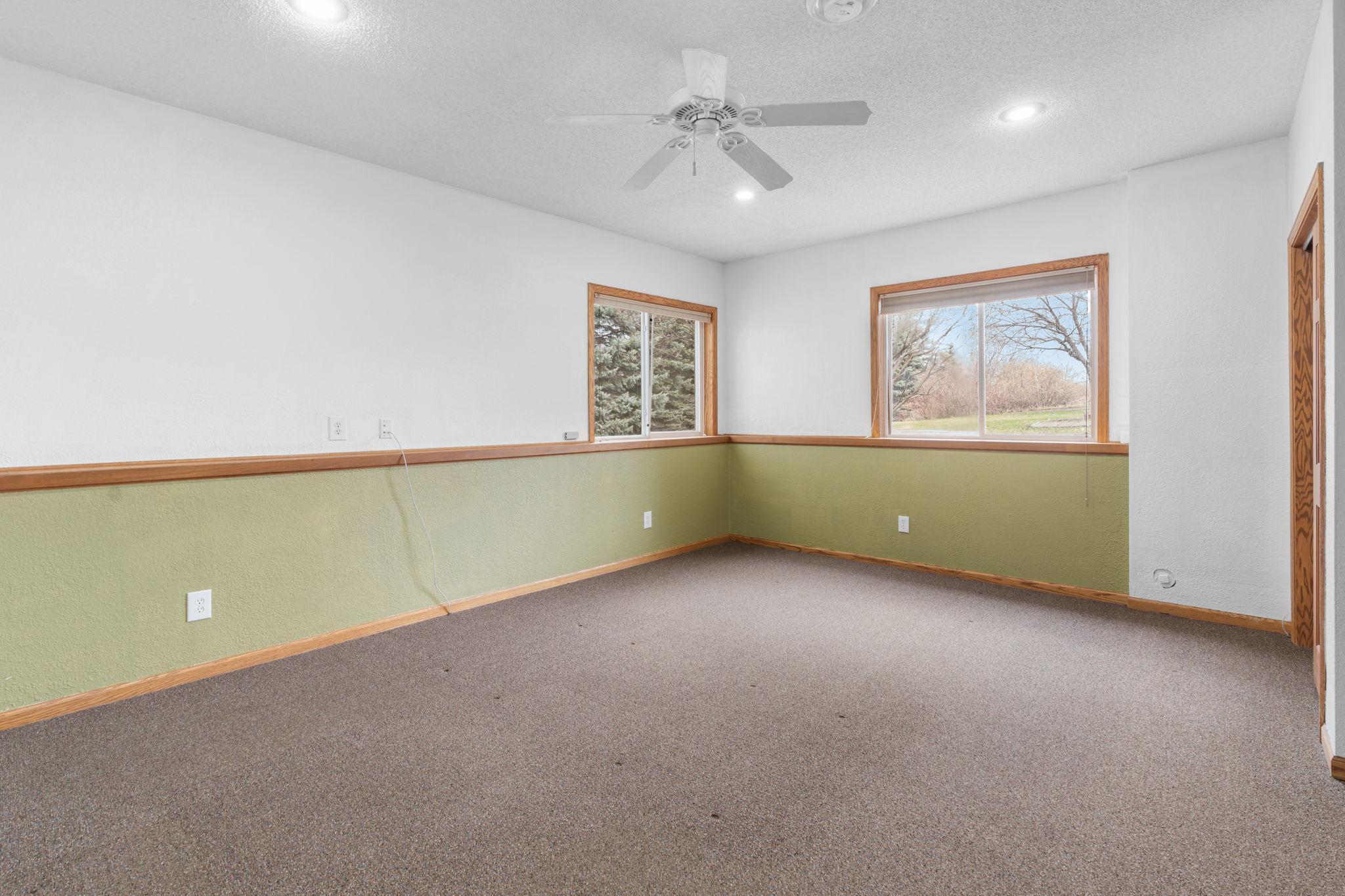 4th bedroom or office space, lower level