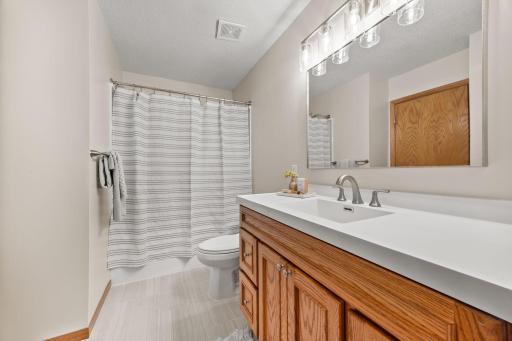 Check out the NEW bathtub and surround (deep tub for soaking!)