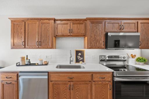 New countertops, sink, fixtures, SS appliances, and more!!