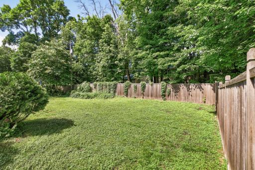 Check out the fully fenced private backyard!