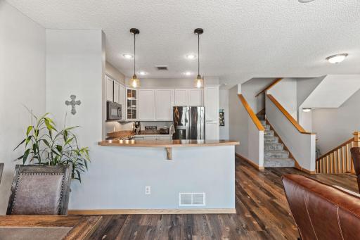 The snack bar adds extra seating for dining.