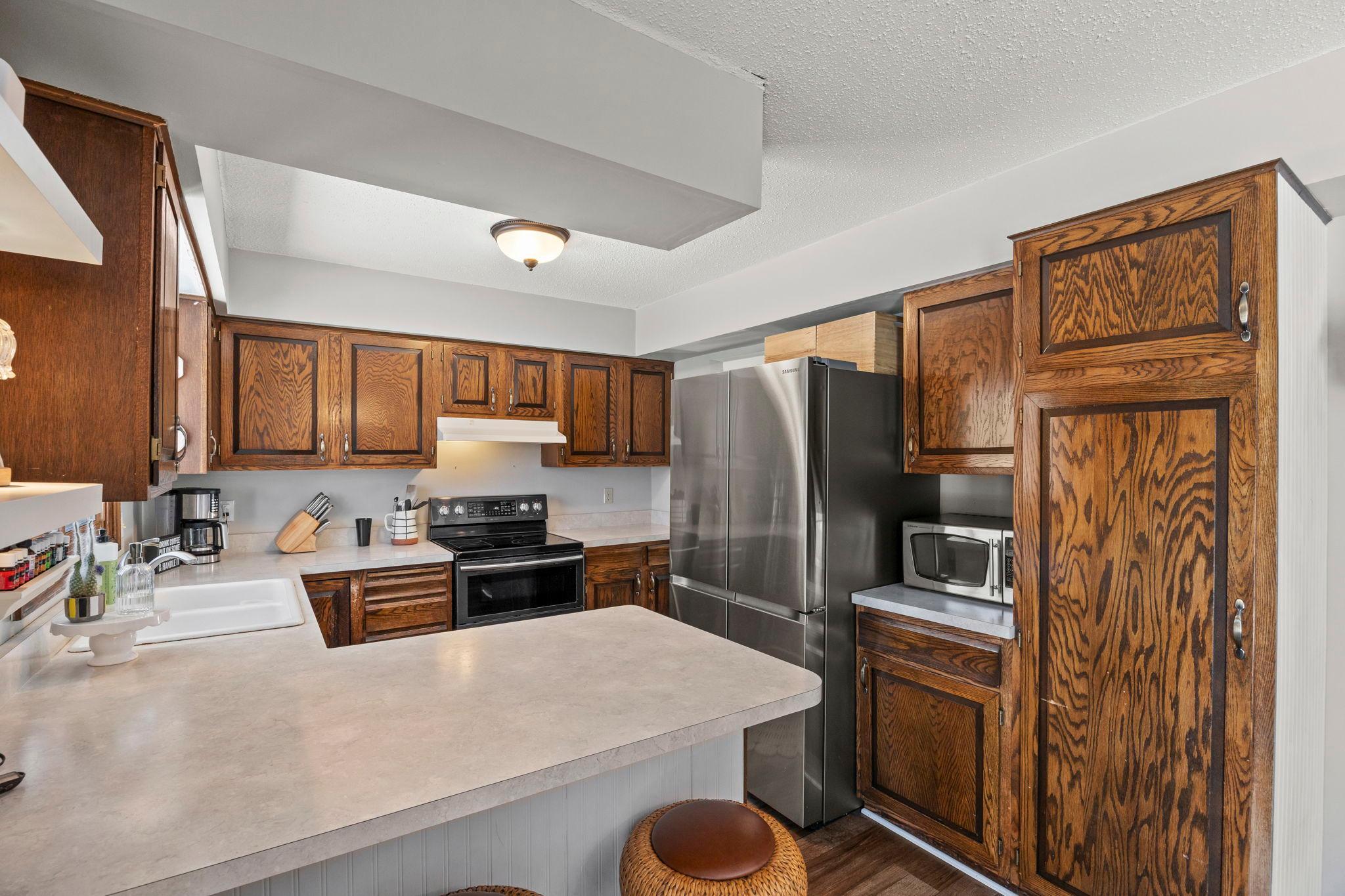 View of the kitchen