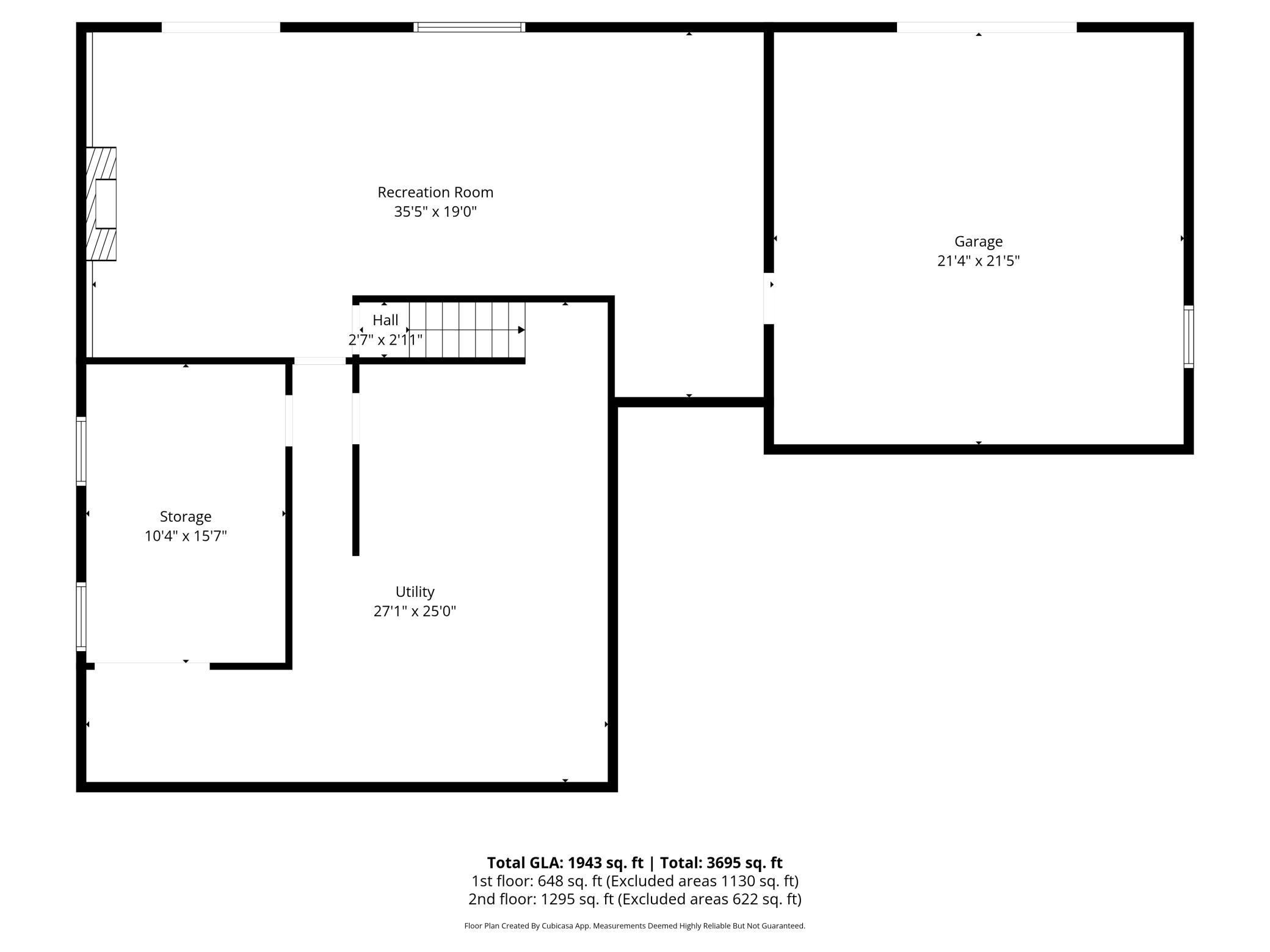 Lower Level Floorplan
