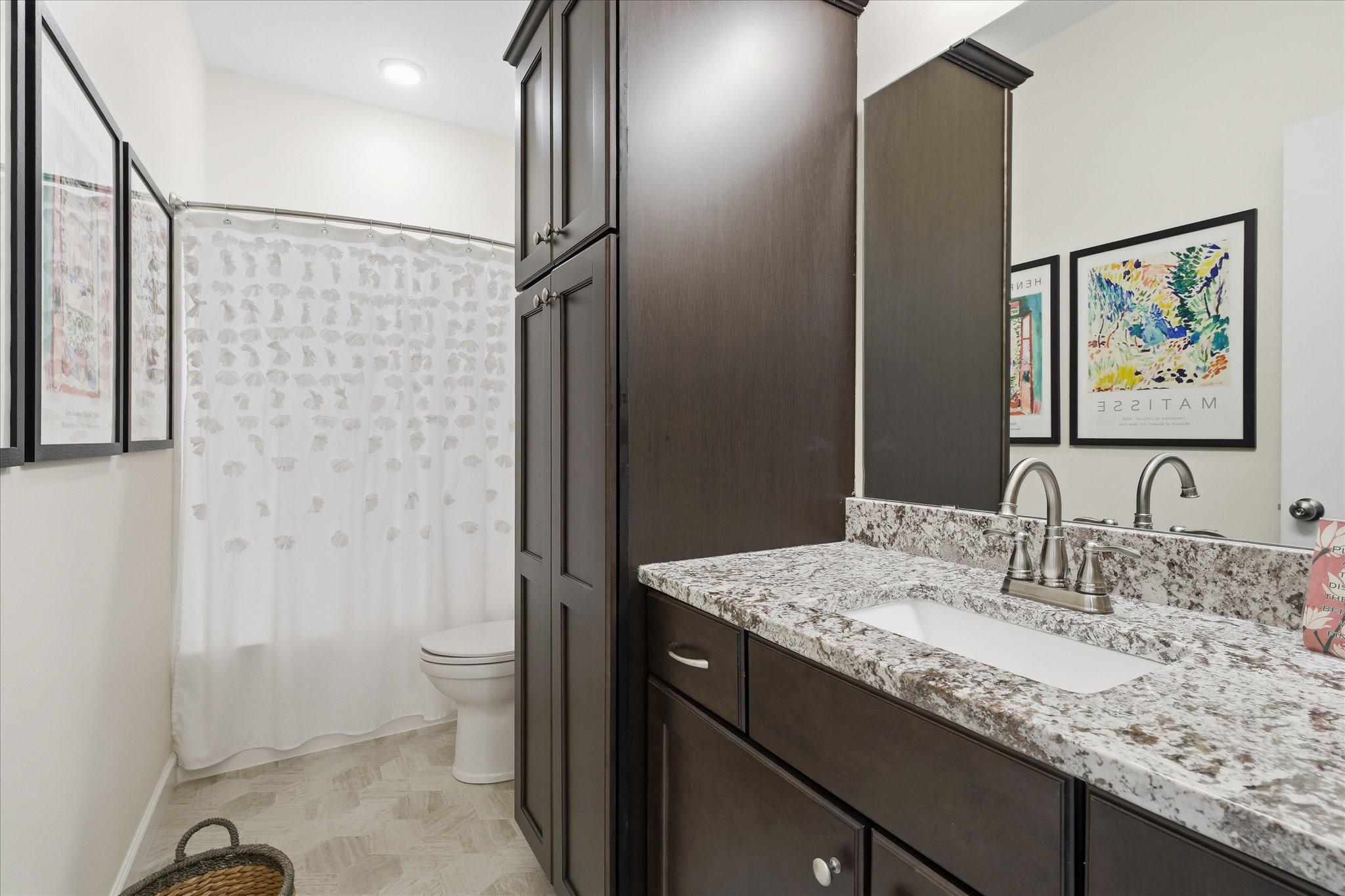 Gorgeous main level full bathroom.