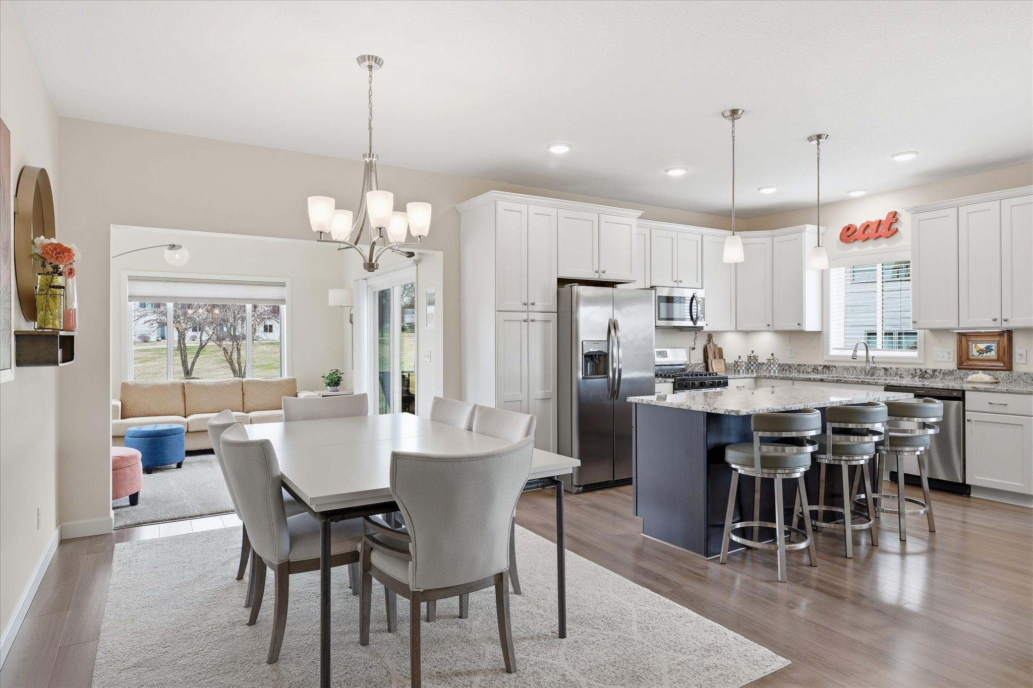 Excellent layout for entertaining. Great dining area and sun room to deck area
