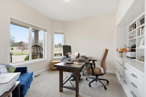Bedroom 2 or wait... the custom designed built-ins make this space perfect for the ultimate home office!