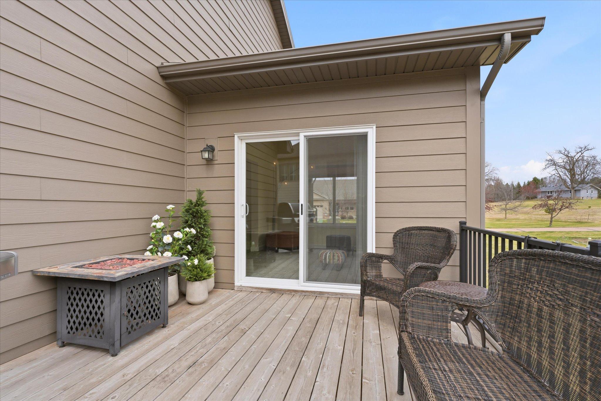 Enjoy the deck off the kitchen and sunroom for entertaining, grilling and dinner under the stars!