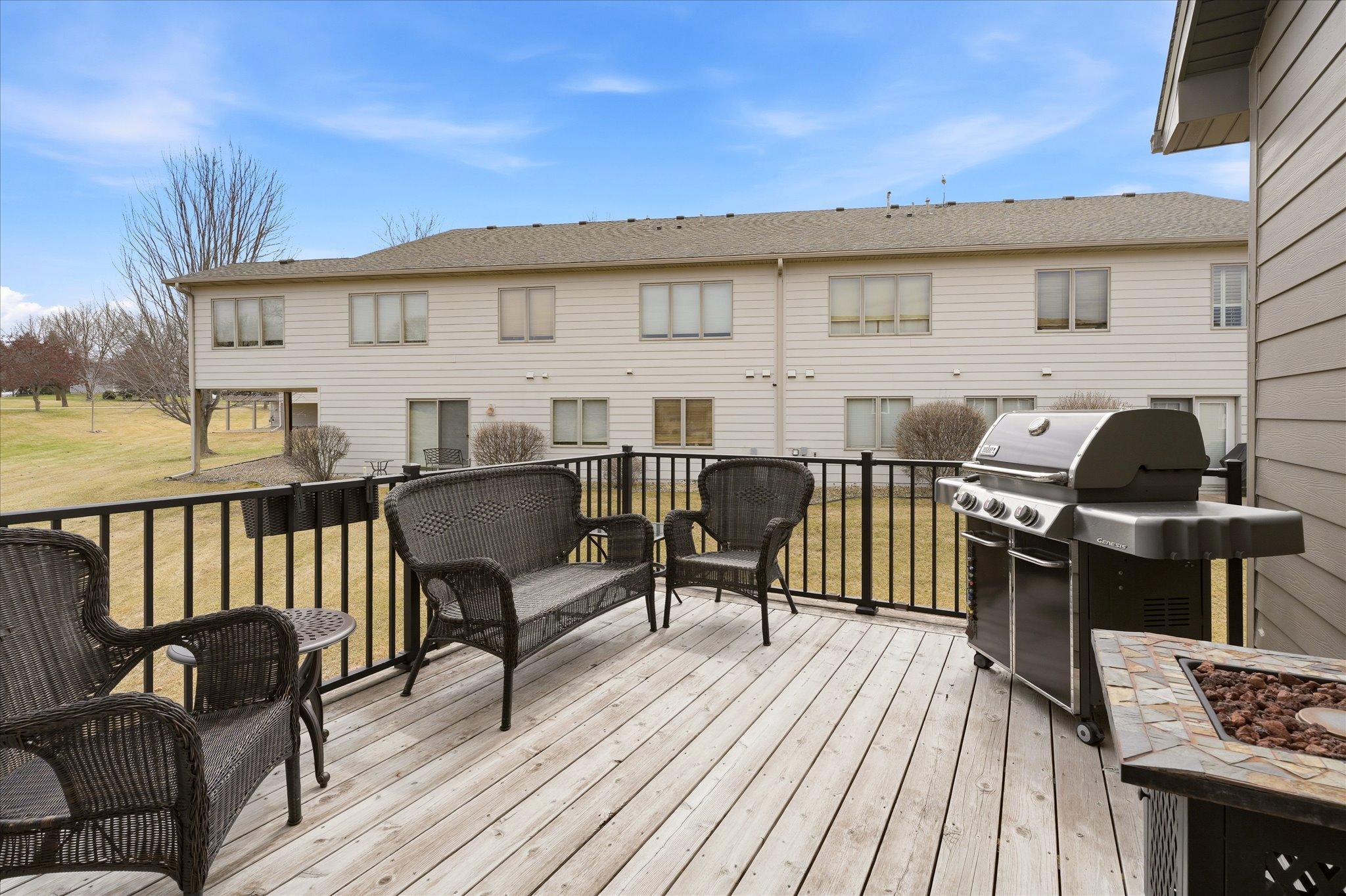 Enjoy the deck off the kitchen and sunroom for entertaining, grilling and dinner under the stars!