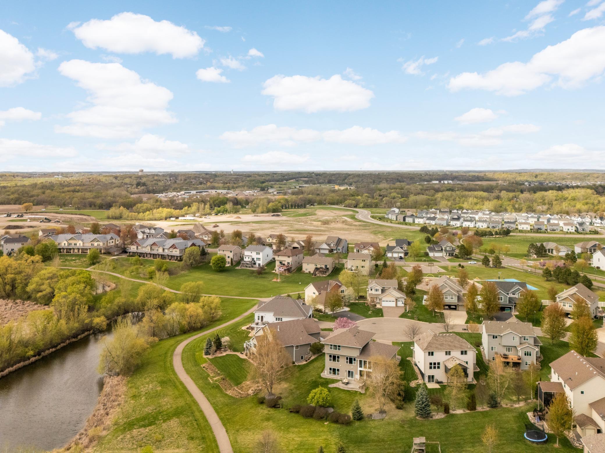 Enjoy scenic walking paths throughout the neighborhood with easy access to the community park featuring a playground, picnic area, pickleball courts, and basketball court.
