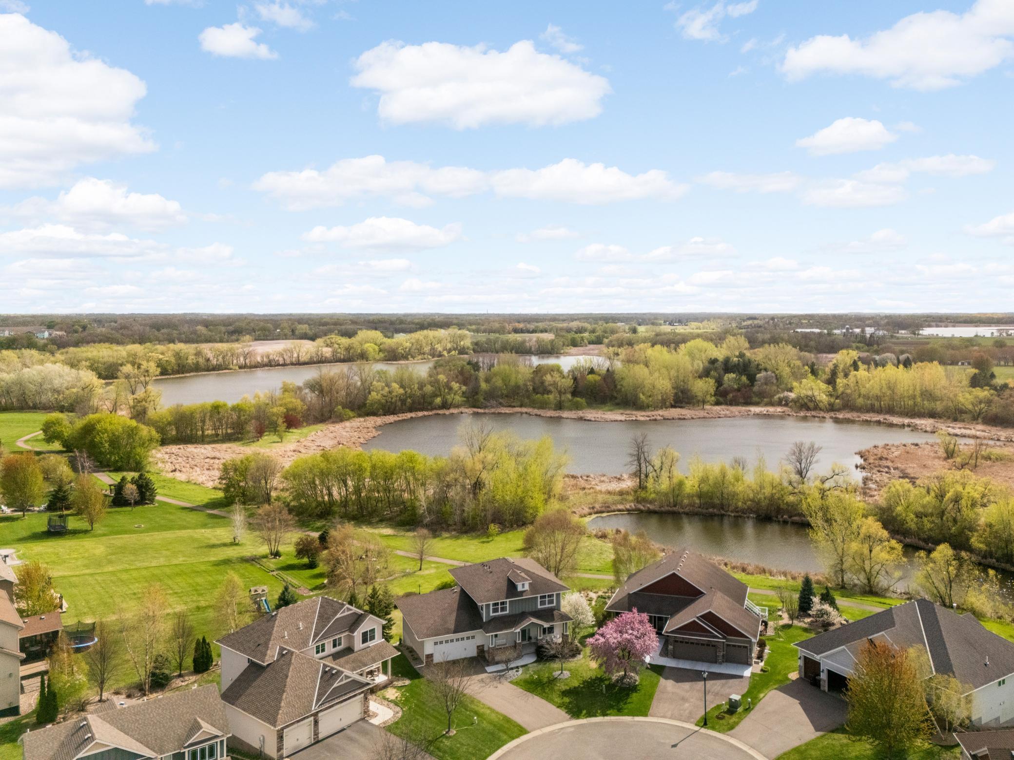 This 4 bedroom, 3 bathroom, 3 car garage home is situated on a cul de sac premium lot with views of Lake Cowley and ponds.