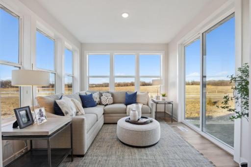 Main floor sunroom *Photo of similar home