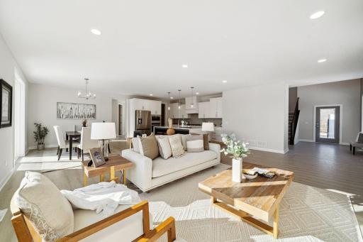 Main floor living space *Photo of similar home