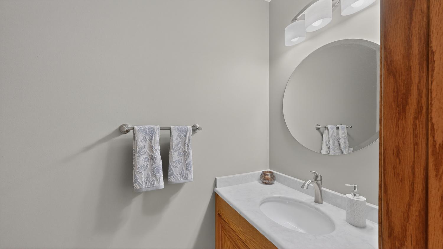 Main floor half bath
