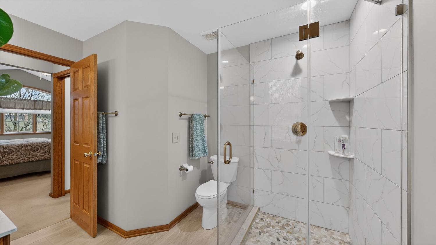 Primary remodeled shower