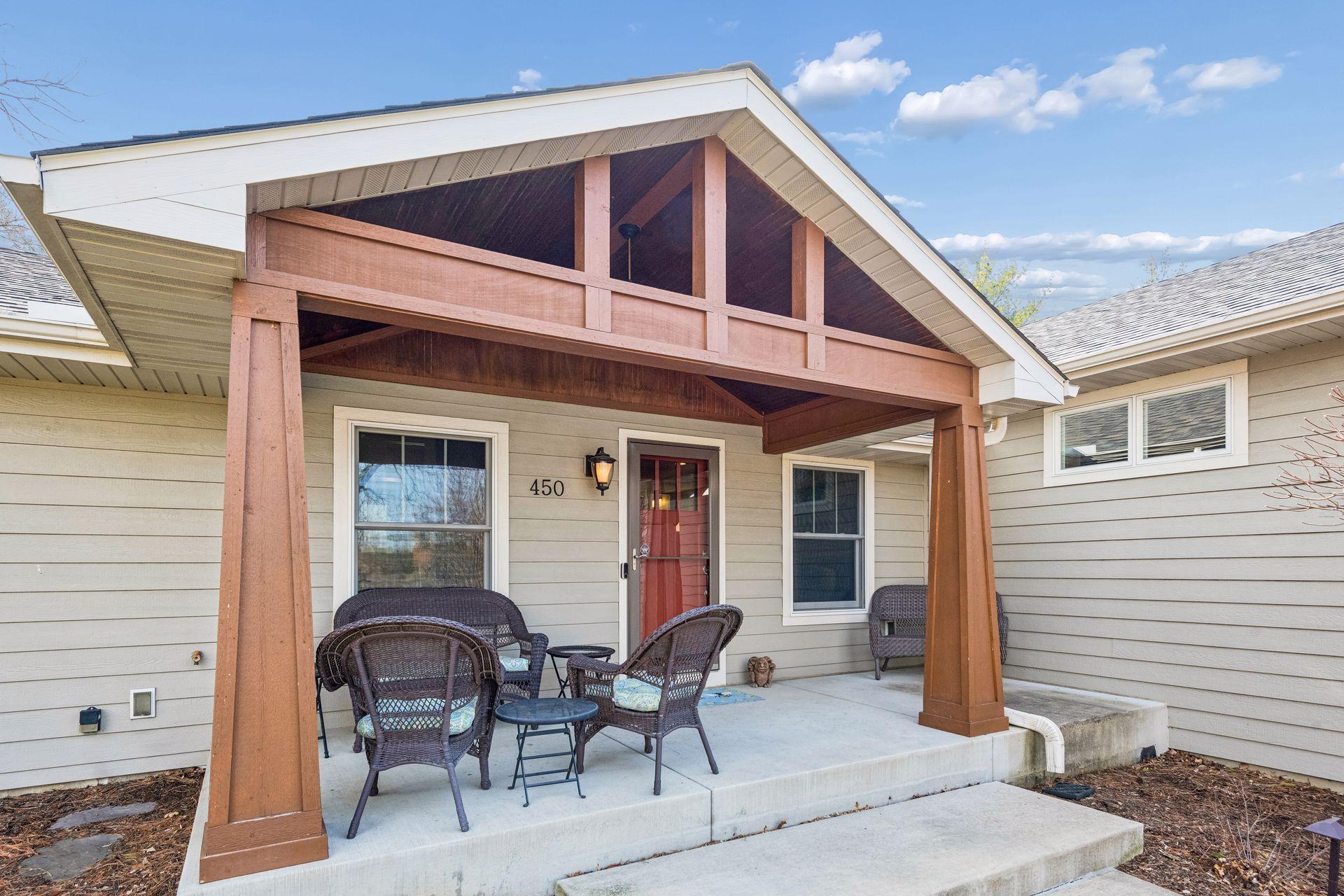 450 Willow Drive S. - Enjoy coffee and a book on your private front porch