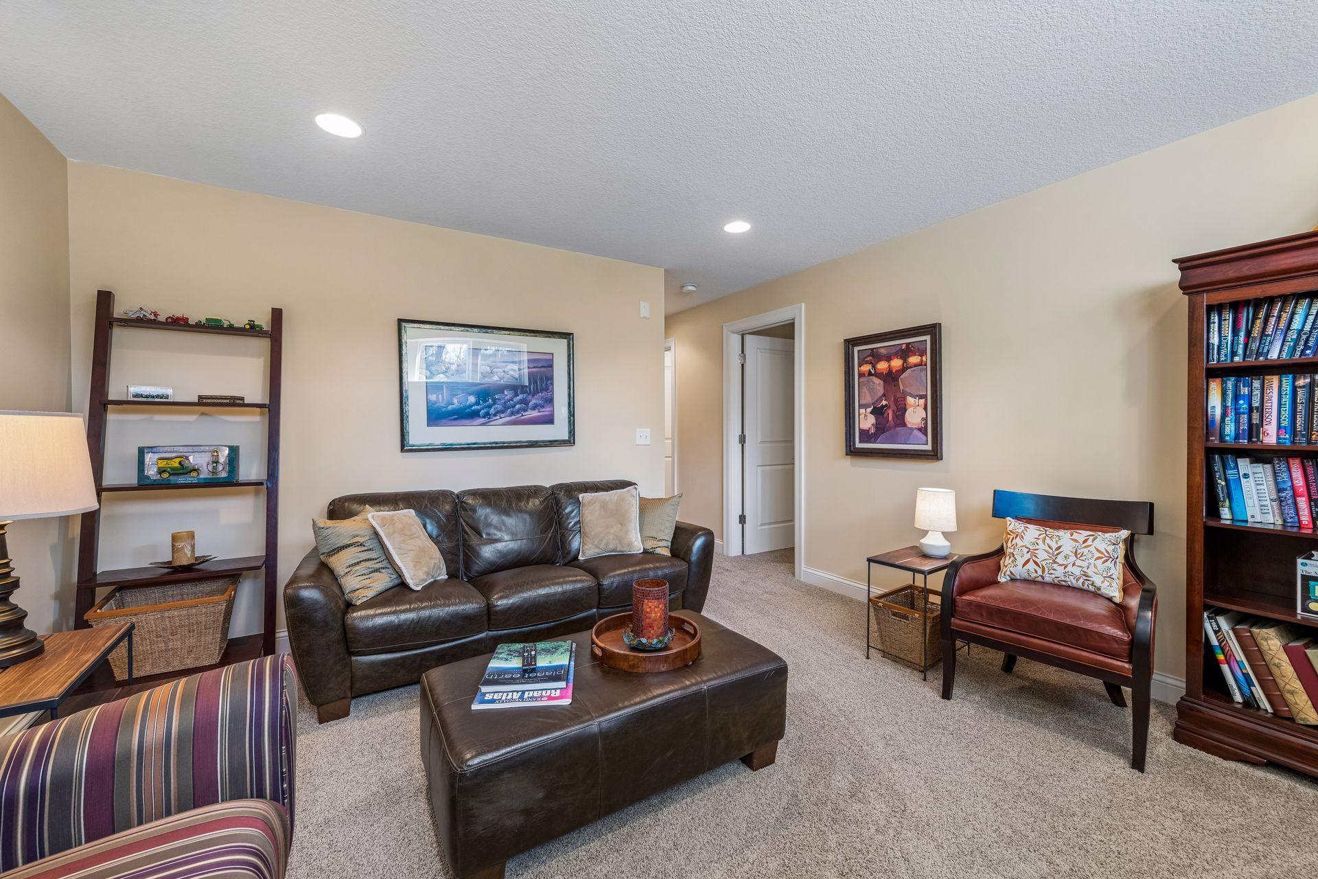 Lower-level family room