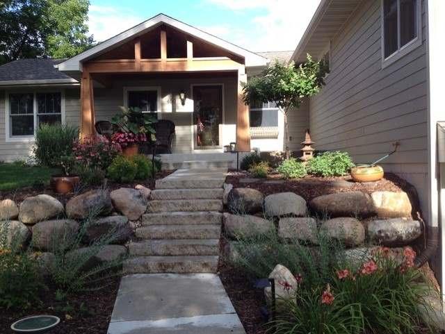 Summer photo of front entry