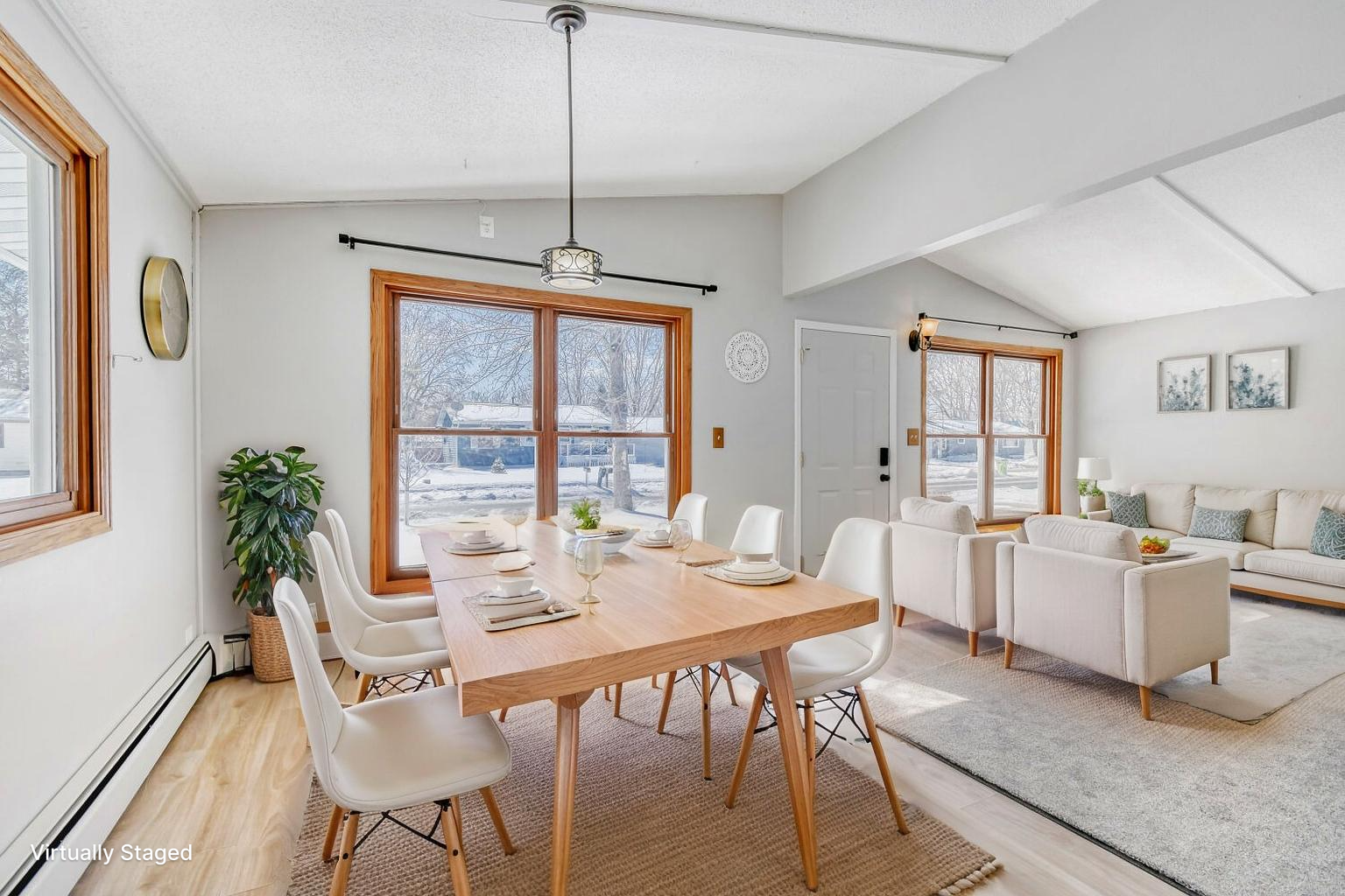 Dining Room virtually staged