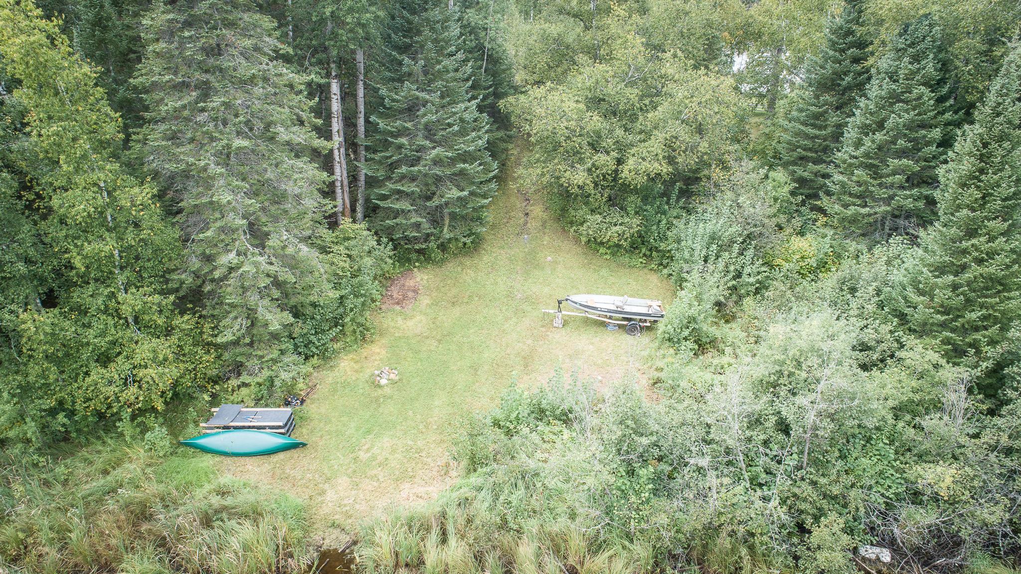 Aerial view of the Small parcel